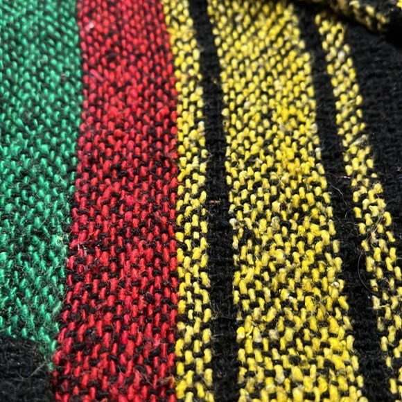 Vintage Hydration Nation Artisan Hemp Ganja Jamaica Style Hoodie Sz L GUC - Picture 5 of 8